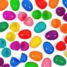 Pre Filled Chocolate Candy Plastic Easter Eggs (100) E743