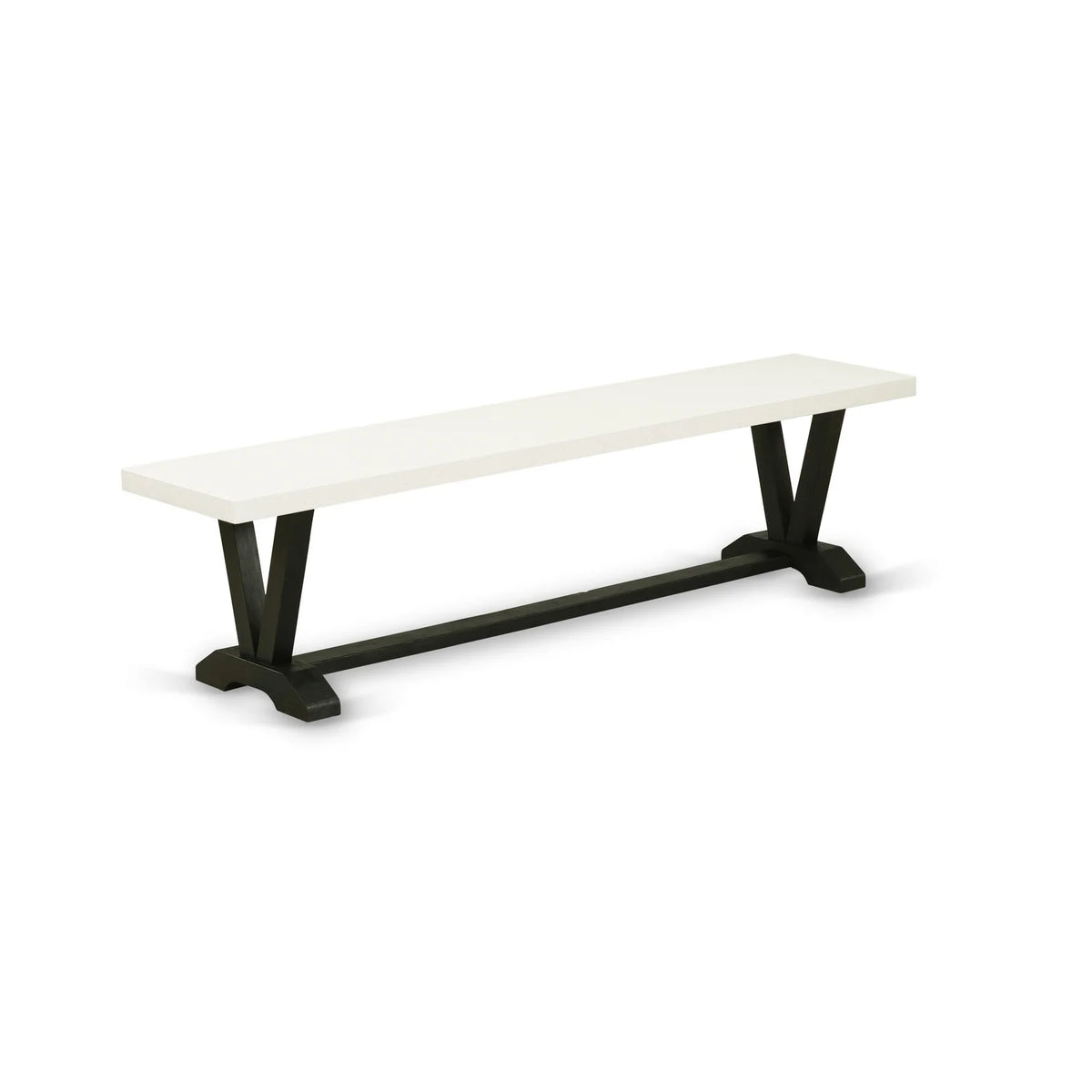 6-Piece Dining Table Set with Tufted Chairs and Bench J126