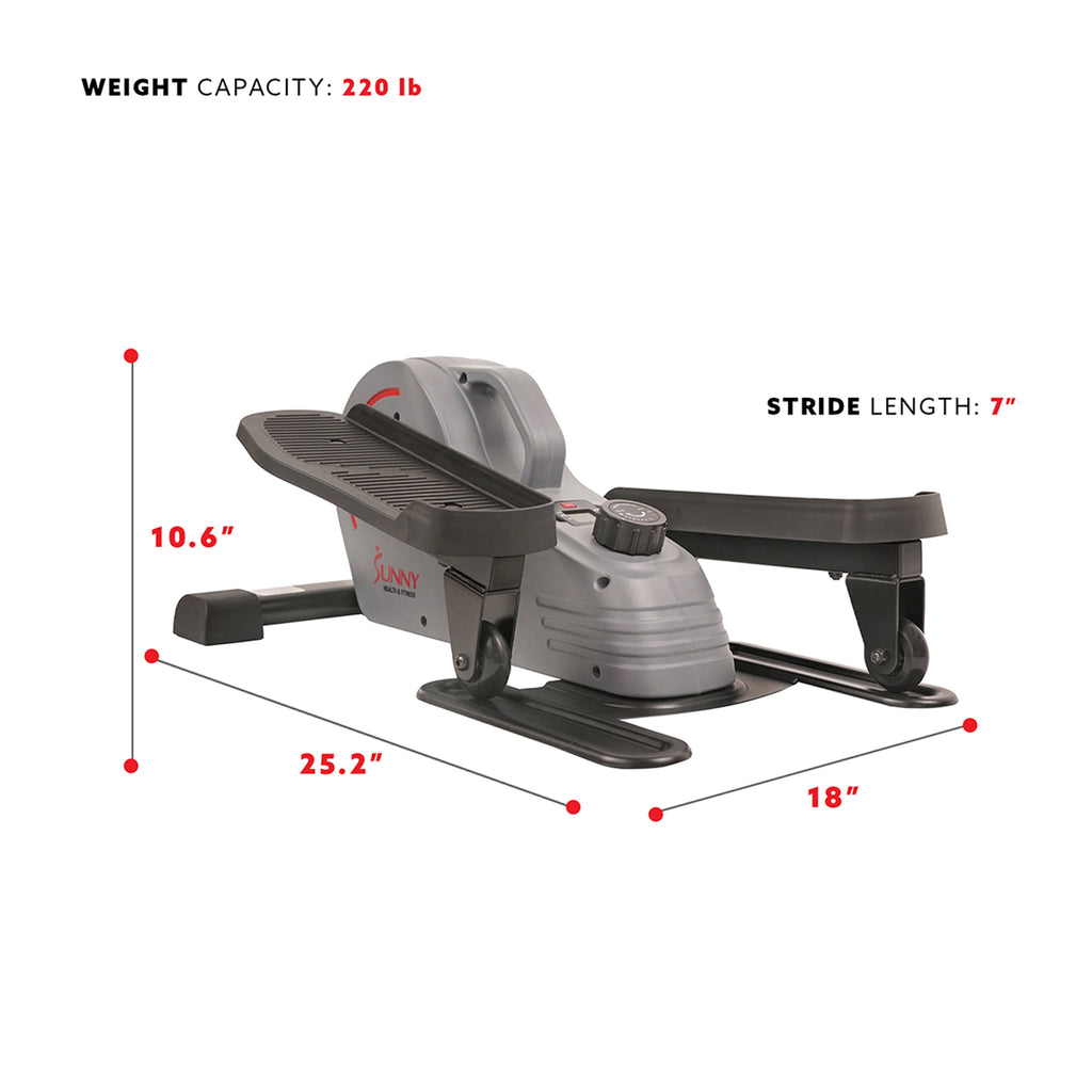 Compact Magnetic Standing Elliptical Machine with Handlebars B70780