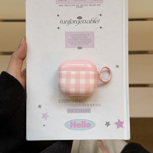 Red Polka Dot Case for AirPods 4th Generation with Keychain G2000