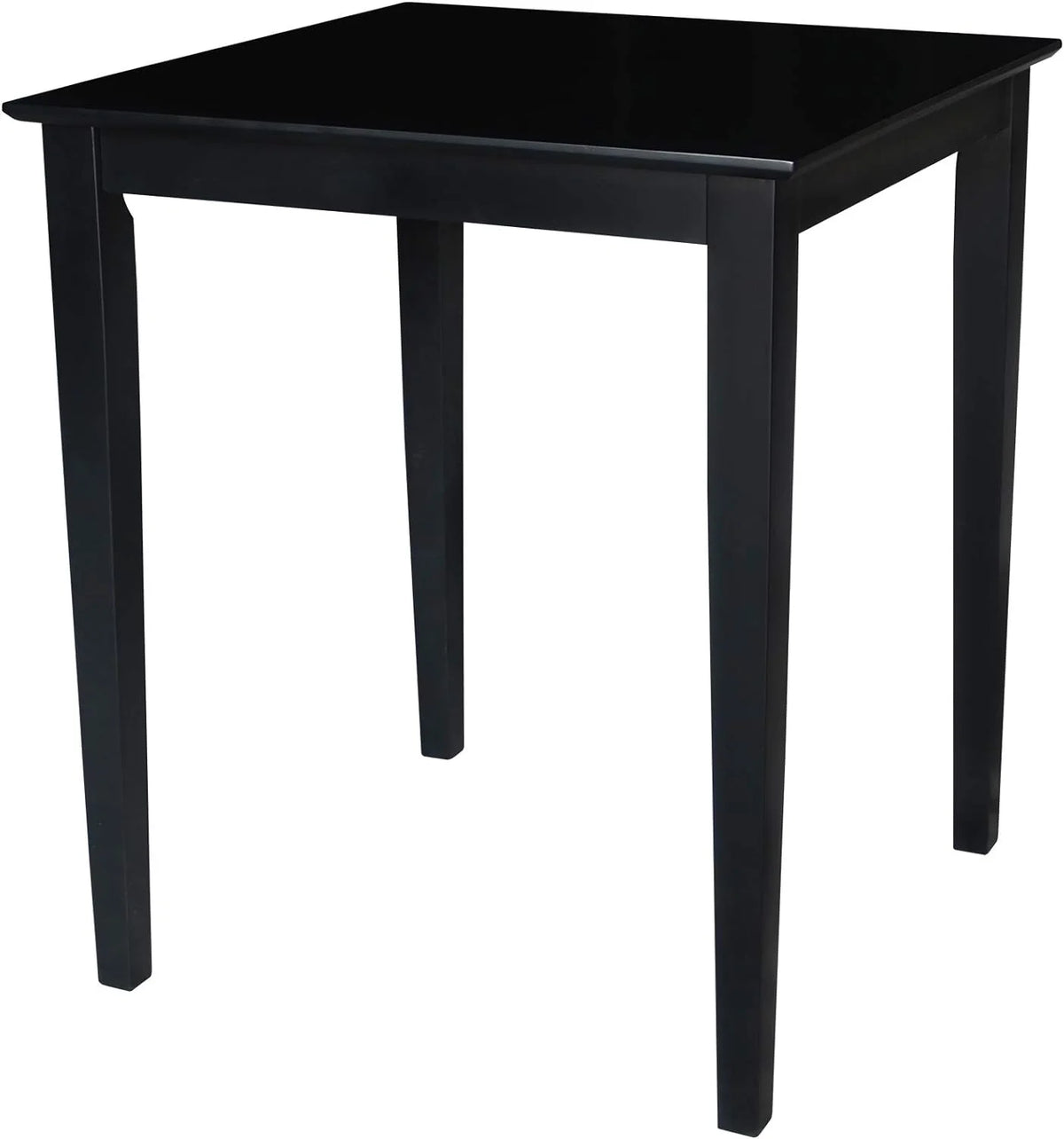 Black Solid Wood Dining Table F740845