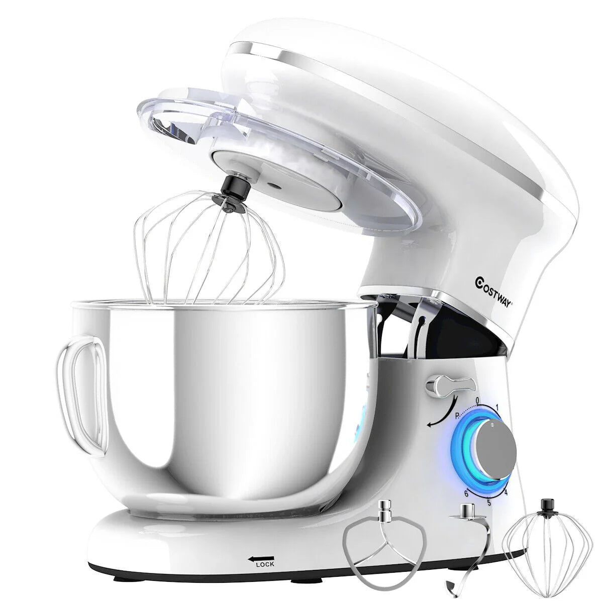 Tilt-Head Stand Mixer 7.5 Qt 6 Speed 660W Red G40274