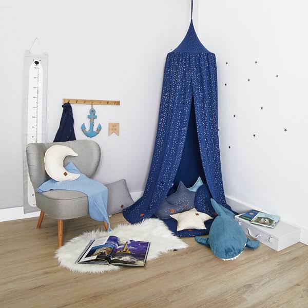 Bed Canopy + Floor Mat - Navy H465453