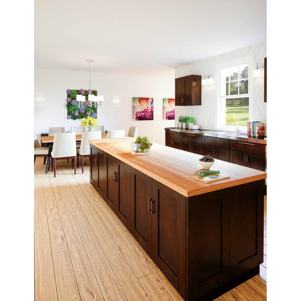 Espresso Double Door Kitchen Cabinet M421451