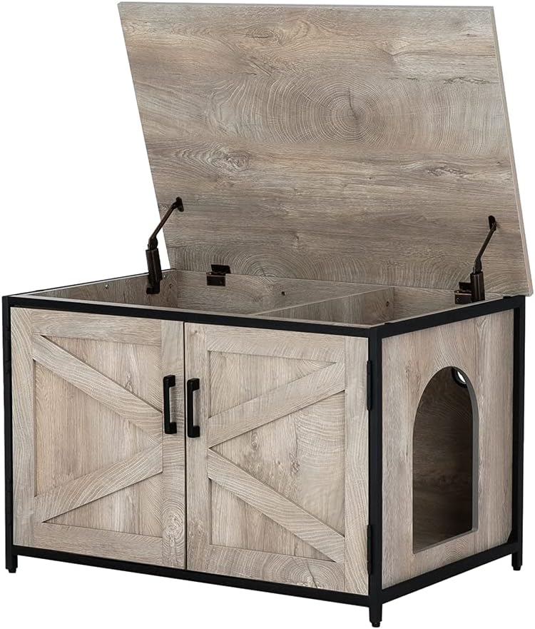 Cat Litter Box Enclosure with Top Opening B196885