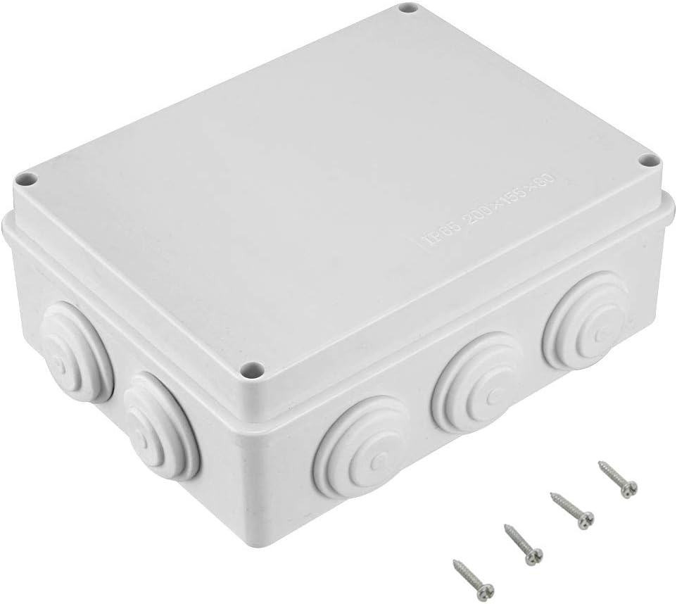 White IP65 ABS Plastic Junction Box C91812