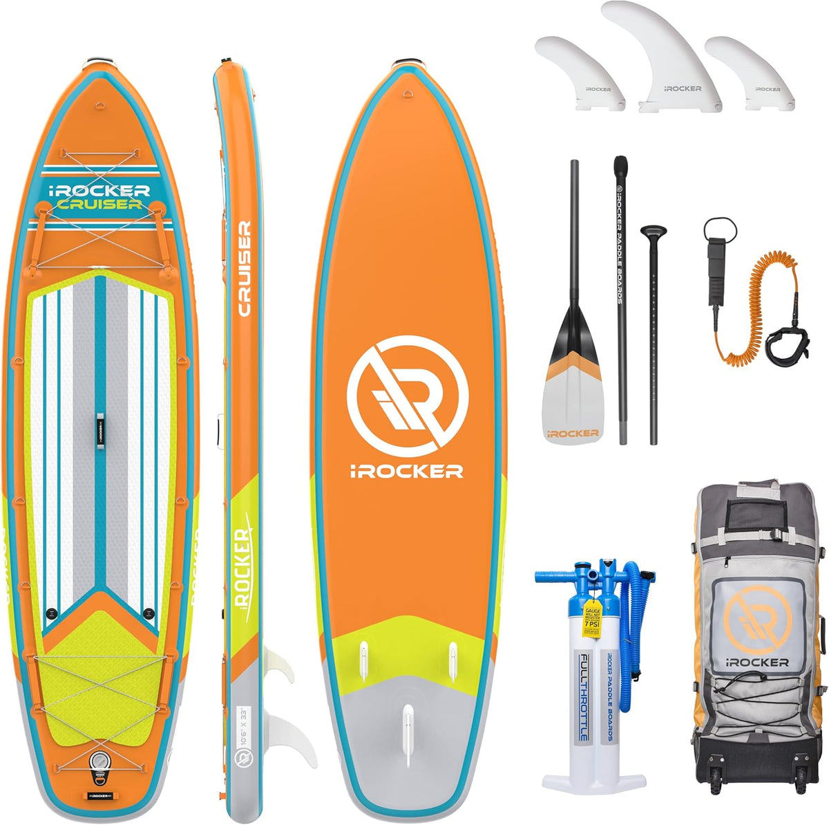 Inflatable Stand Up Paddle Board 10'6 Long 33 Wide 6 Thick G692072