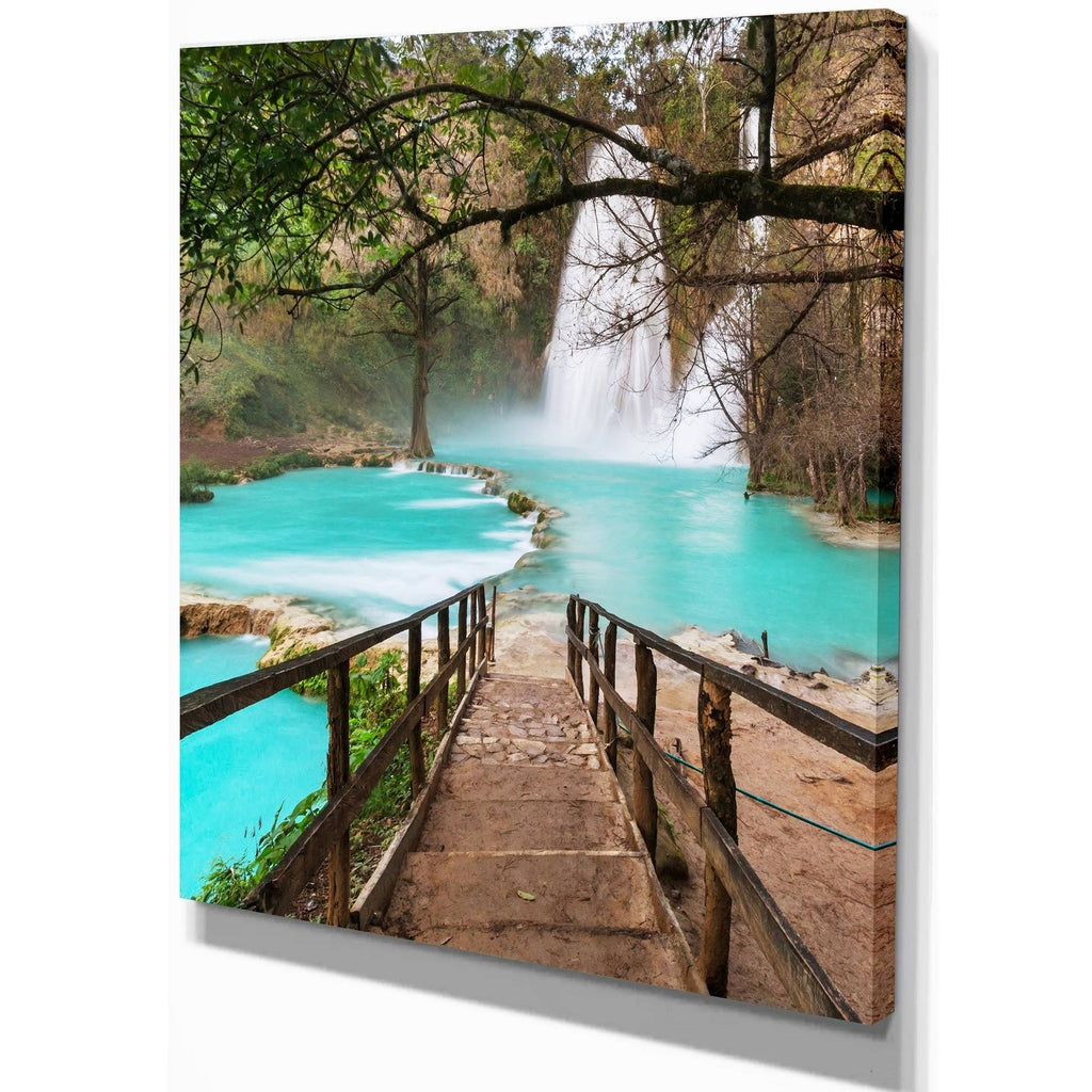 Oversized Landscape Canvas Art Green 30 in. Wide x 40 in. High P76540