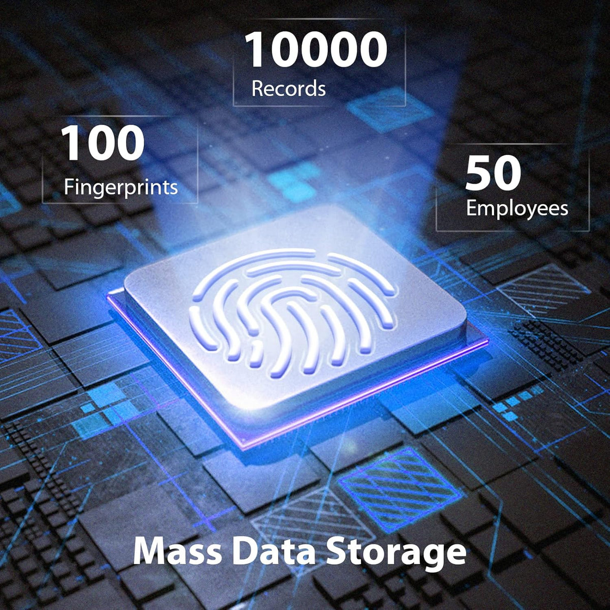 WiFi Biometric Fingerprint Time Clock C5276