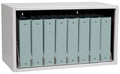 8 Binder Capacity Light Gray File Storage Rack C485664