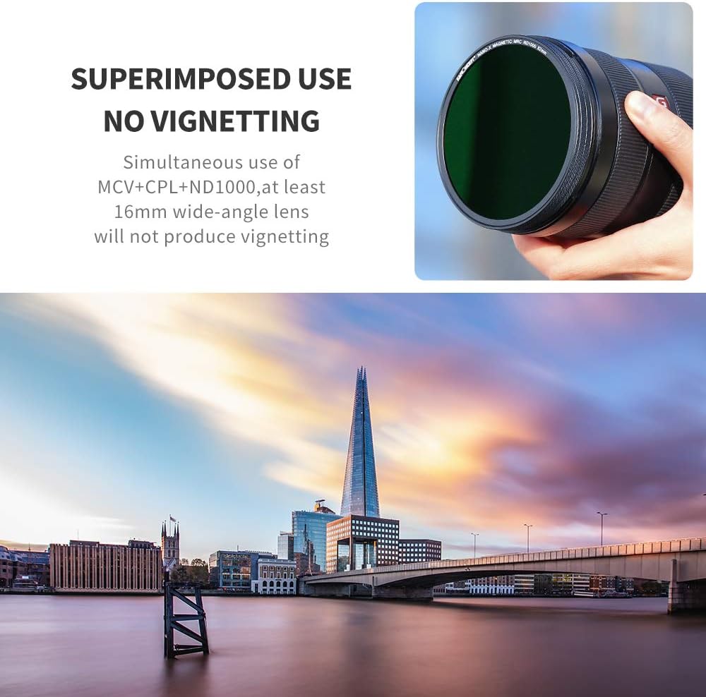 62mm Magnetic Lens Filter Kit with 4 in 1 Filter Pouch N540353