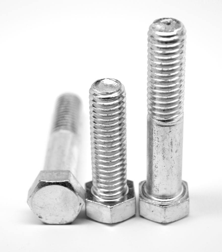 5/8x22 Coarse Thread Grade 2 Hex Cap Screw Low Carbon Steel Zinc Plated W221471