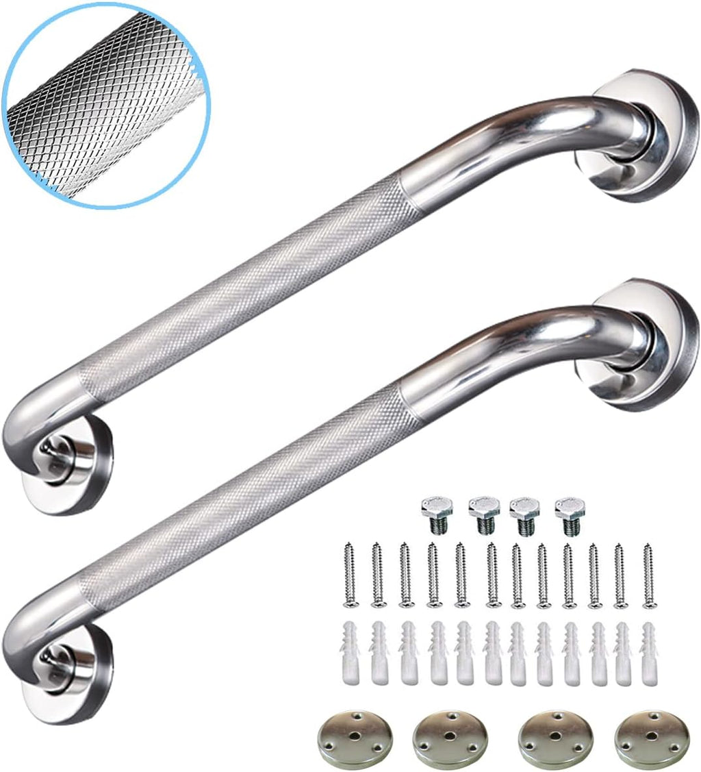 12 Inch Chrome Stainless Steel Shower Grab Bars X268309