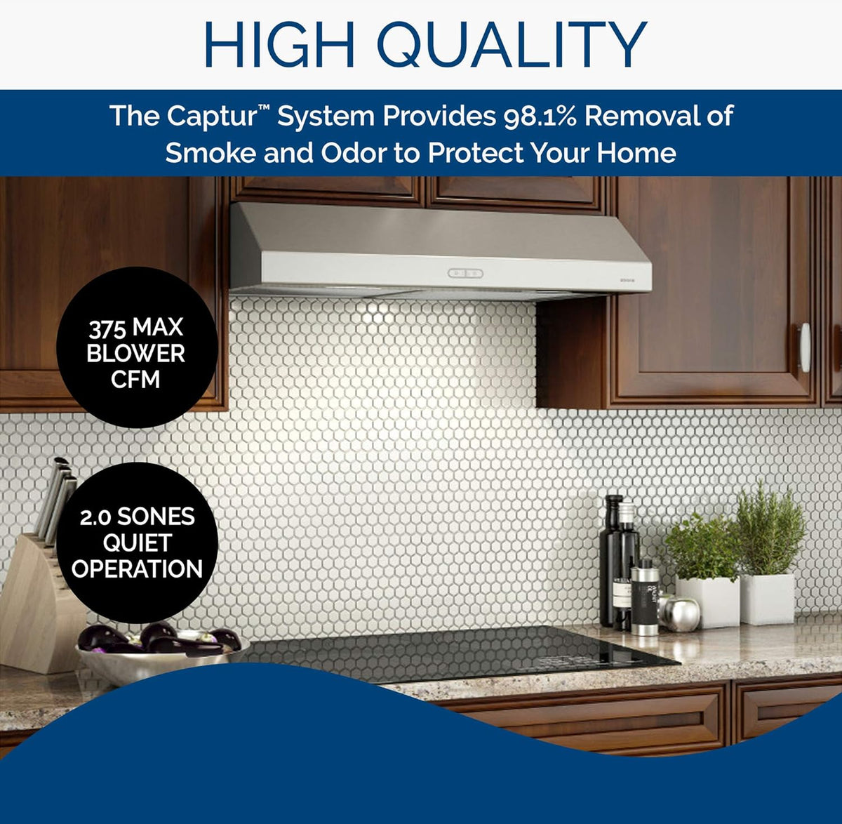 Stainless Steel Range Hood with Light V67767