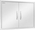 42 W X 21 H Stainless Steel Double Access Door Q82553