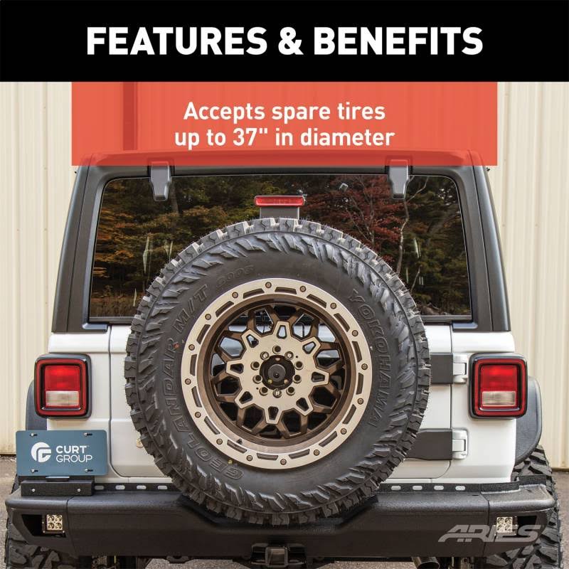 Heavy-Duty Spare Tire Carrier Q8744