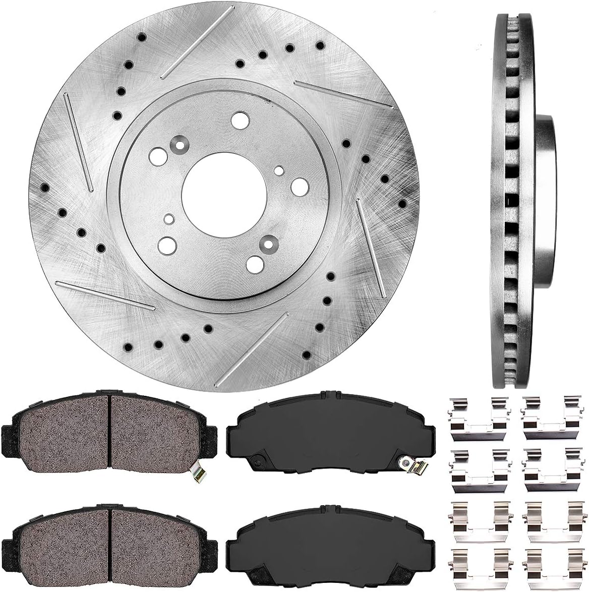 300 mm Front Brake Rotors + Ceramic Pads + Clips Y538397