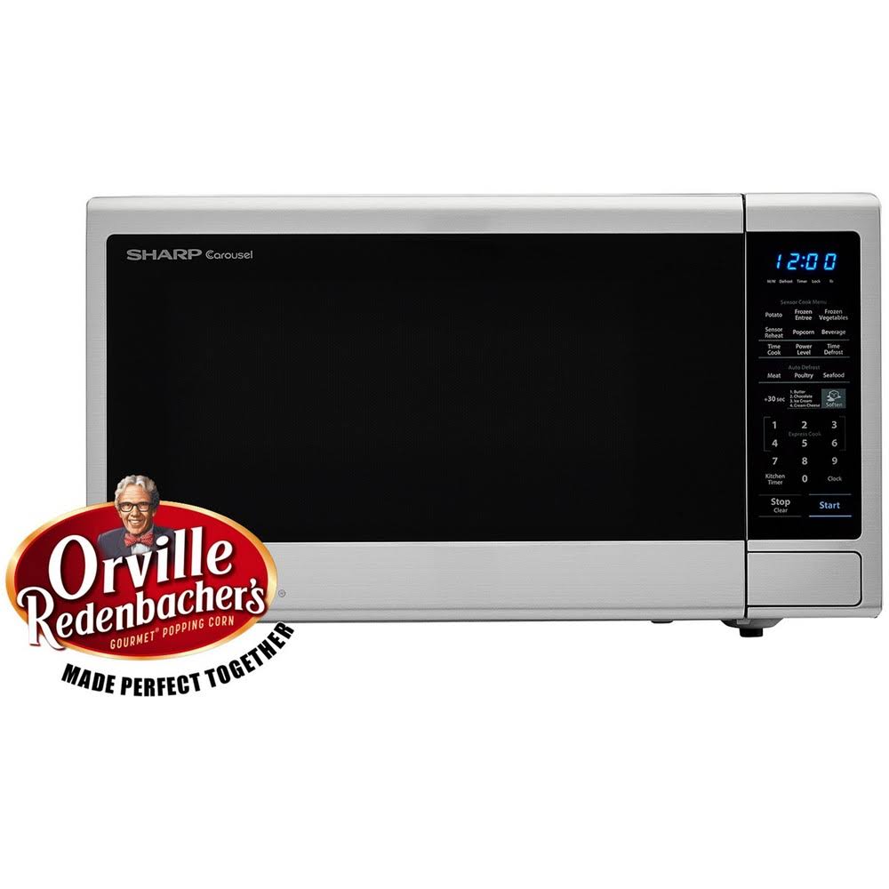 1000W Black Carousel Countertop Microwave Z643