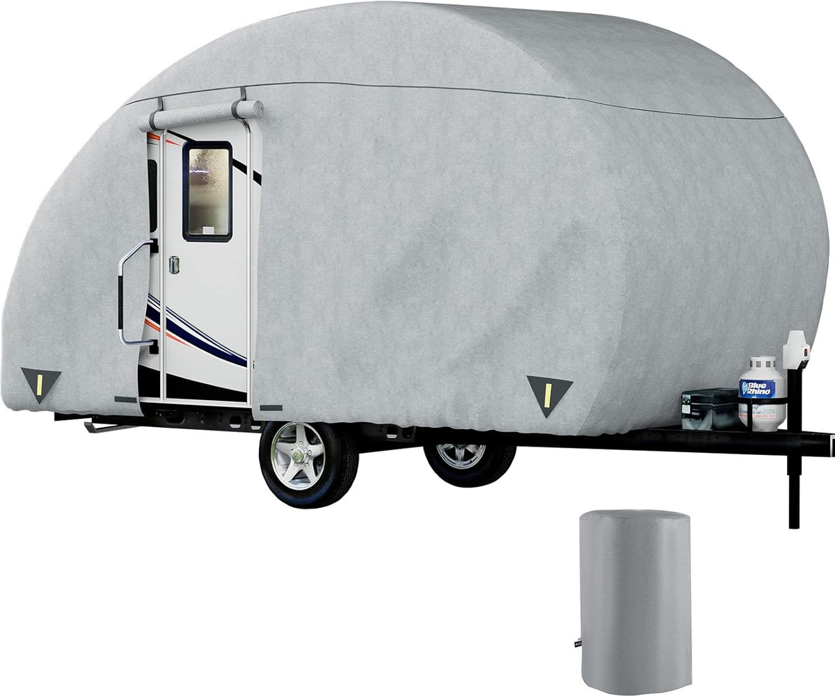 16' - 18' Waterproof Non-Woven Teardrop Trailer Cover M6681