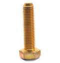 7/16 inch-20 x 4 inch Grade 8 Hex Cap Screw Alloy Steel Yellow Zinc Plated Pk 100 G9059