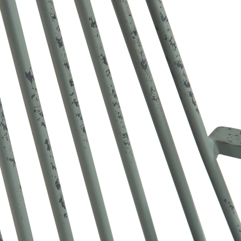 Aluminum Indoor/Outdoor Dining Chair Set of 2 Gray Z48333
