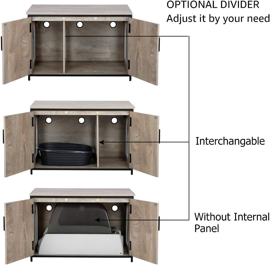 Cat Litter Box Enclosure with Top Opening B196885
