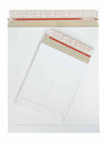 Kraft Rigid Cardboard Mailers 11 inch x 13.5 inch White 100 P E83048