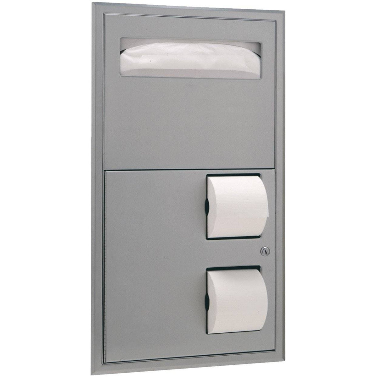 Recessed Seat-Cover Dispenser and Toilet A92879