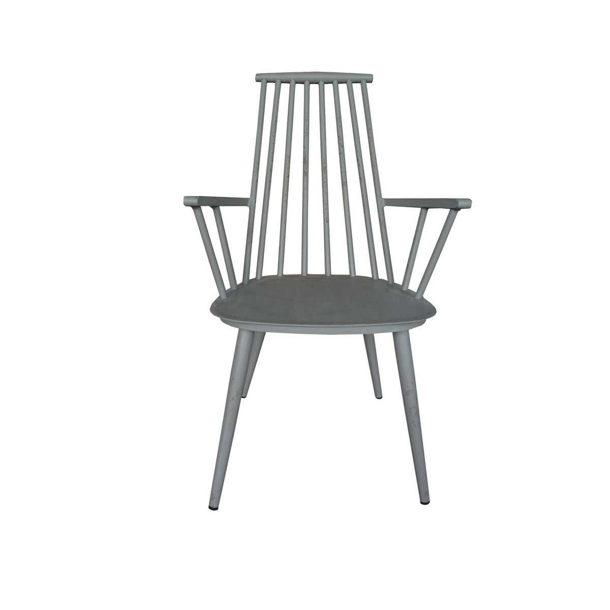 Aluminum Indoor/Outdoor Dining Chair Set of 2 Gray Z48333