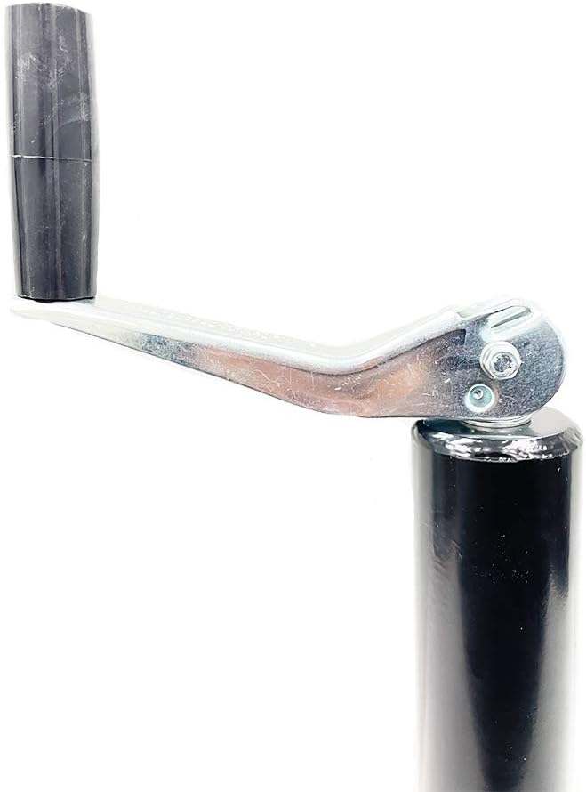 5000 lbs A-Frame Trailer Jack with Foot Plate and Caster Wheel Pack of 2 Z6284