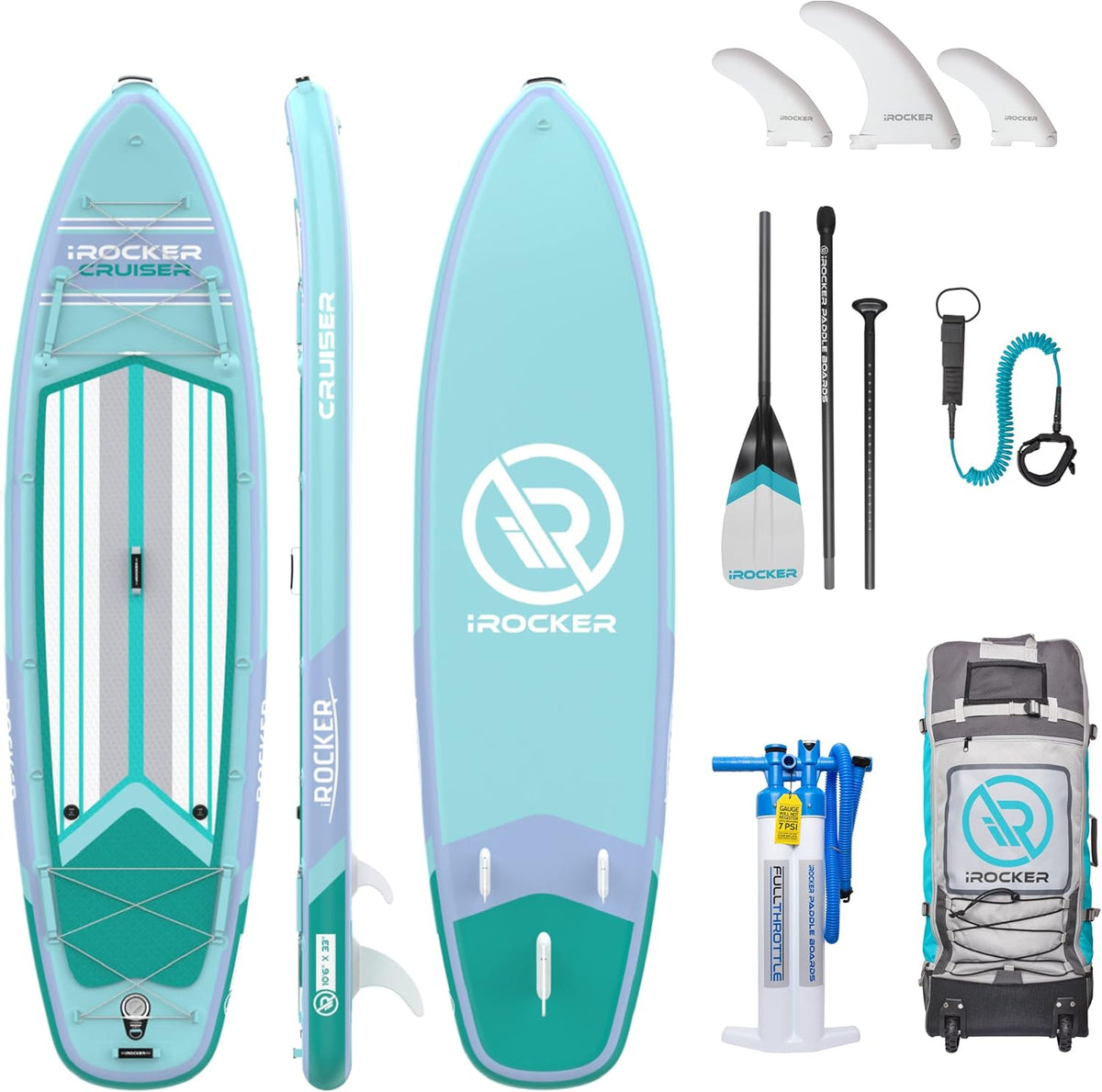 Inflatable Stand Up Paddle Board 10'6 Long 33 Wide 6 Thick G692072