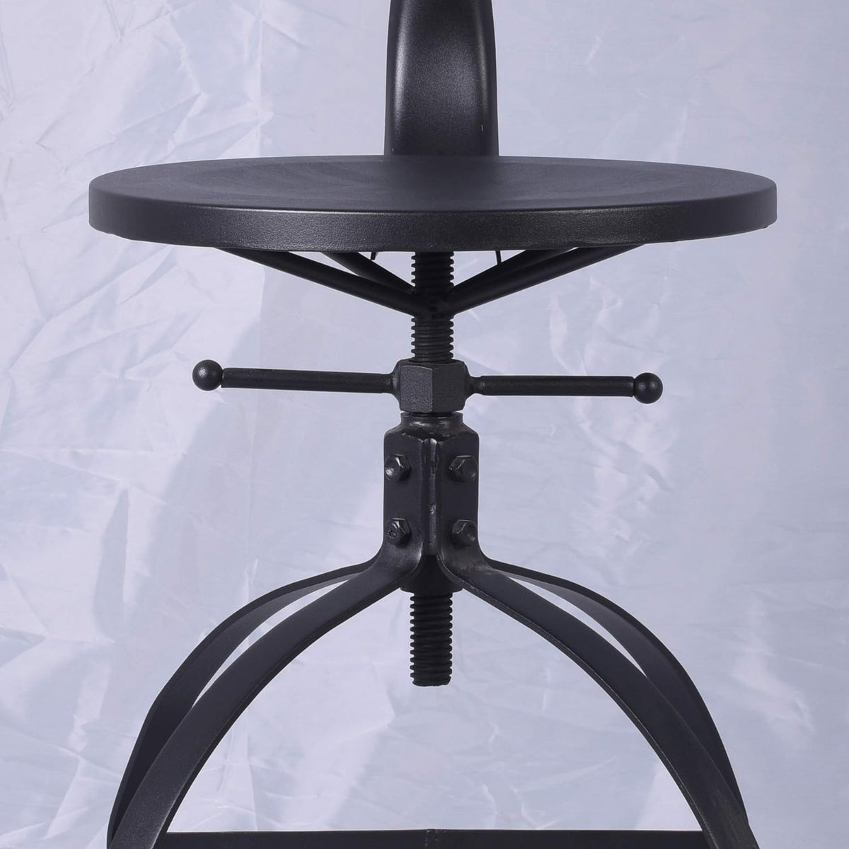 Adjustable Height Swivel Bar Stools with Back Y86343