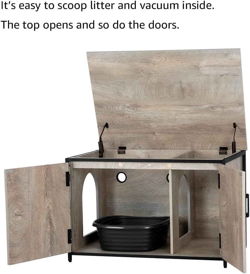 Cat Litter Box Enclosure with Top Opening B196885