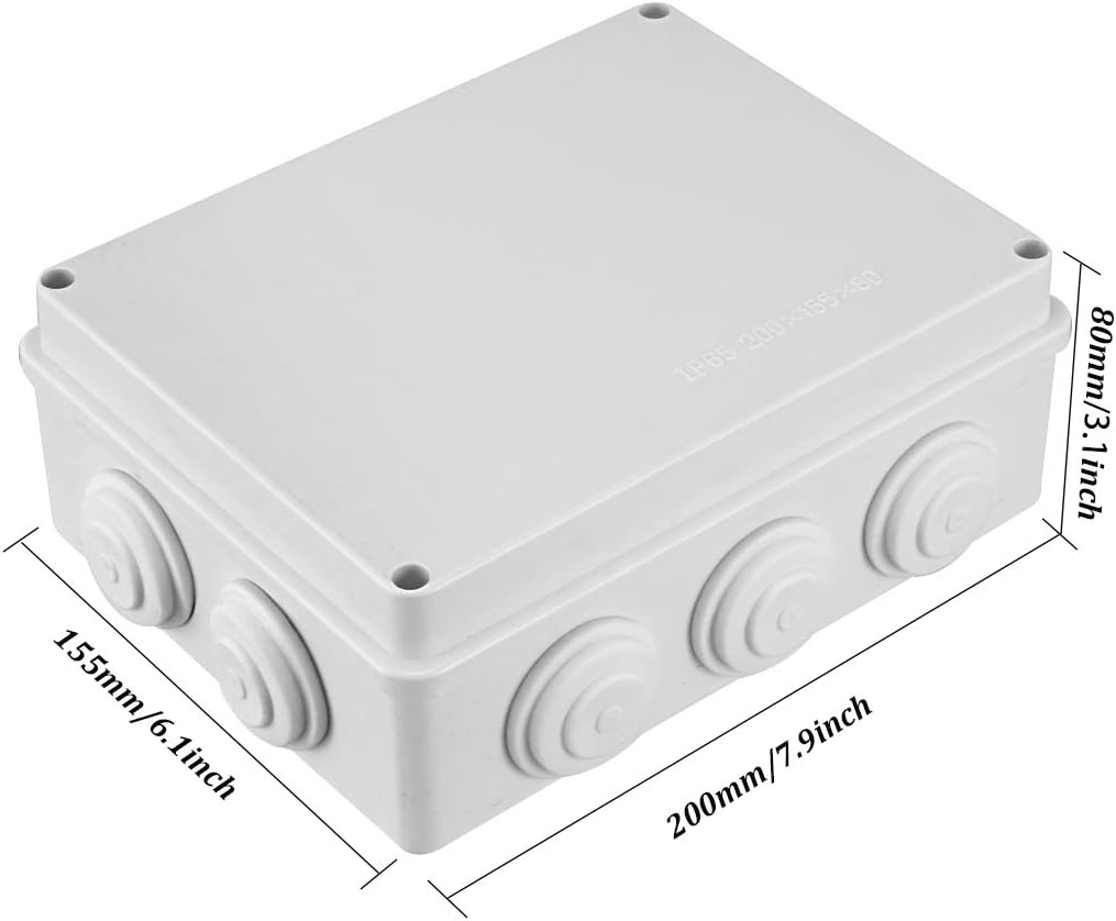 White IP65 ABS Plastic Junction Box C91812