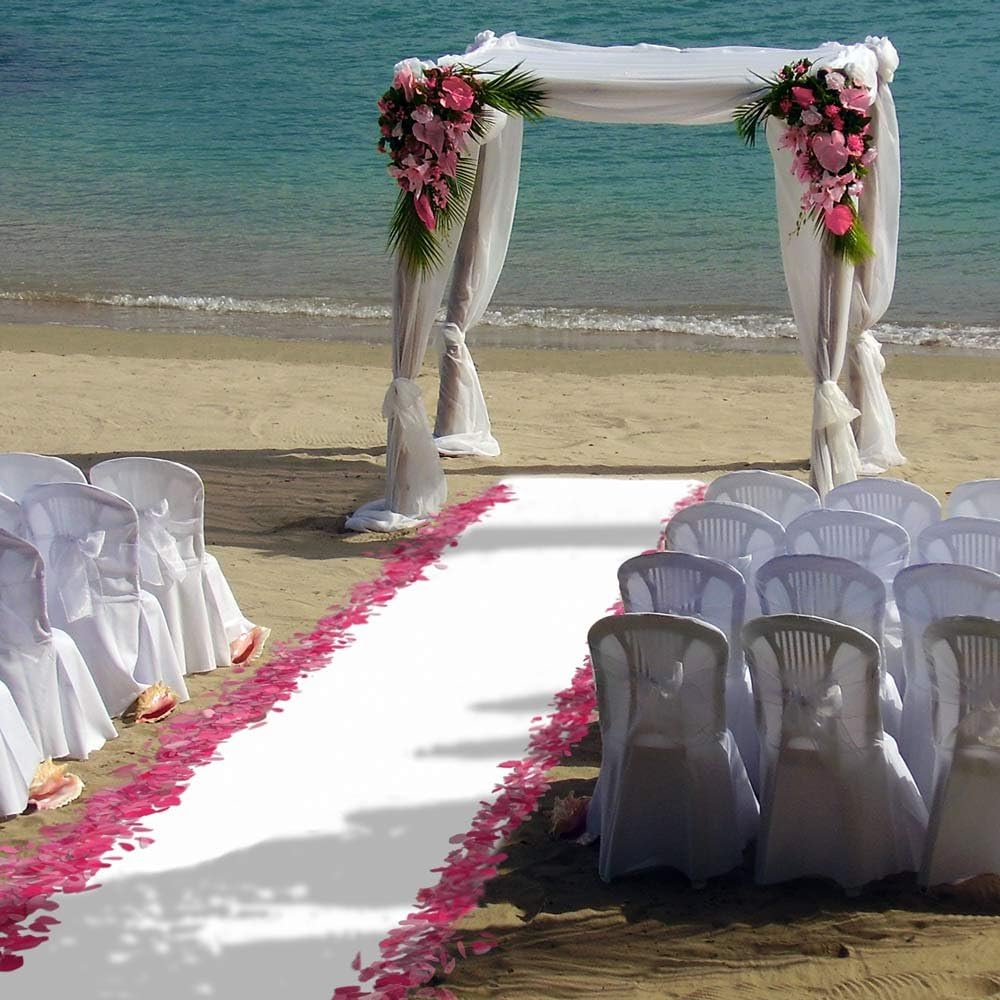 White Carpet Aisle Runner 4 Feet x 35 Feet I896677