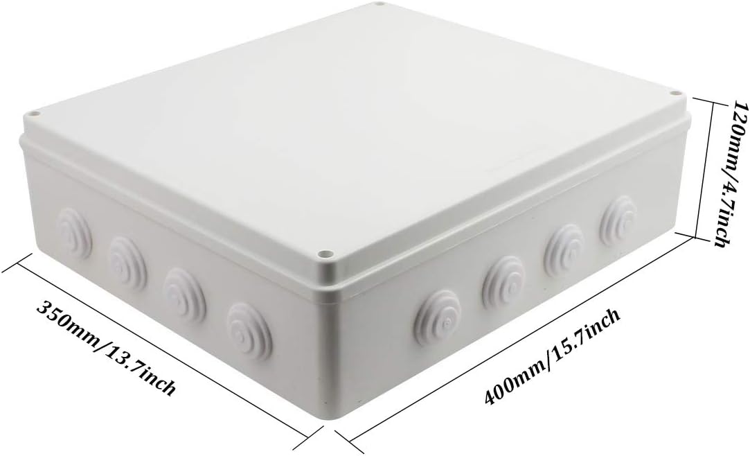 White IP65 ABS Plastic Junction Box C91812