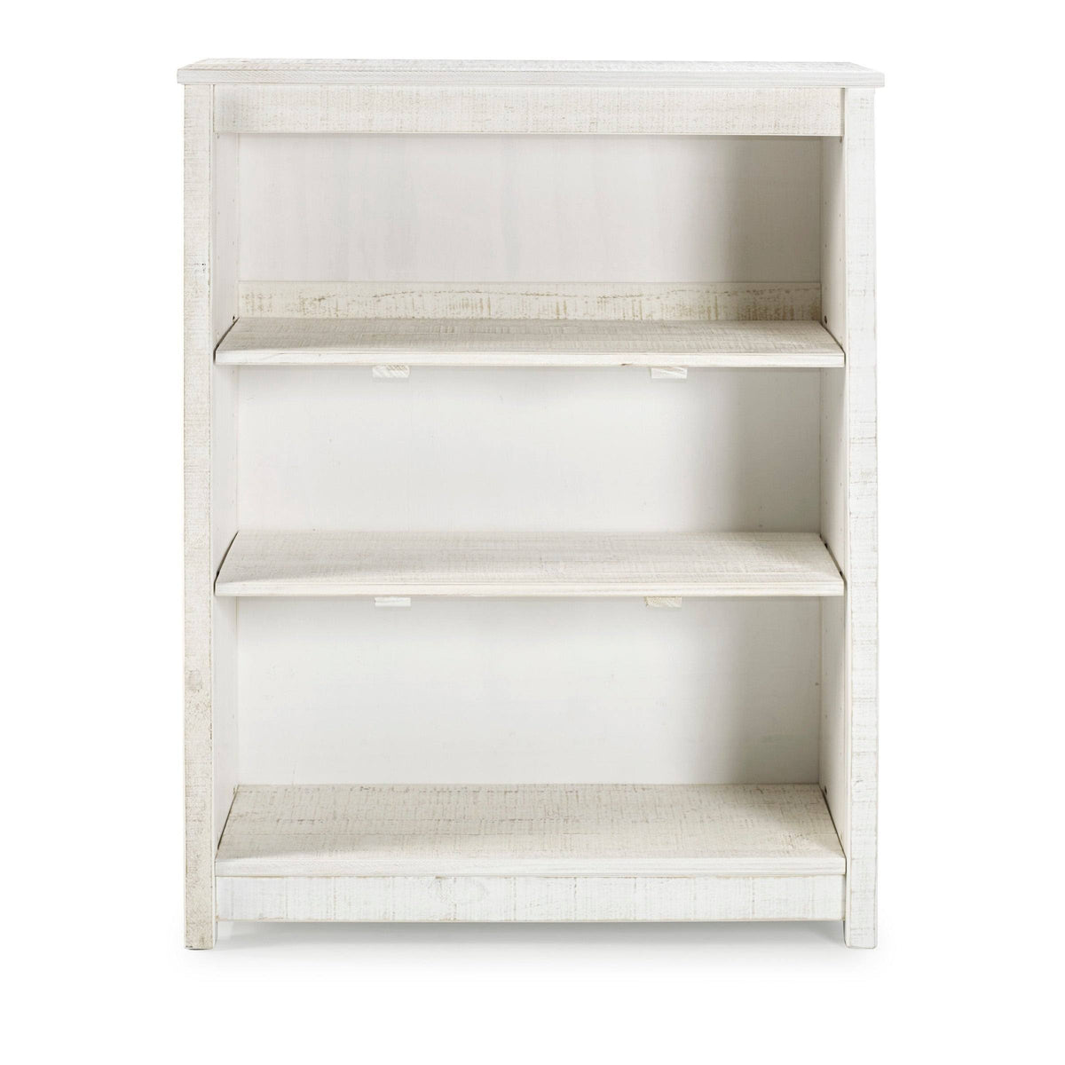 Grey Wood 3-Shelf Bookcase F945360