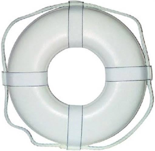 White Ring Buoy with Straps C384723