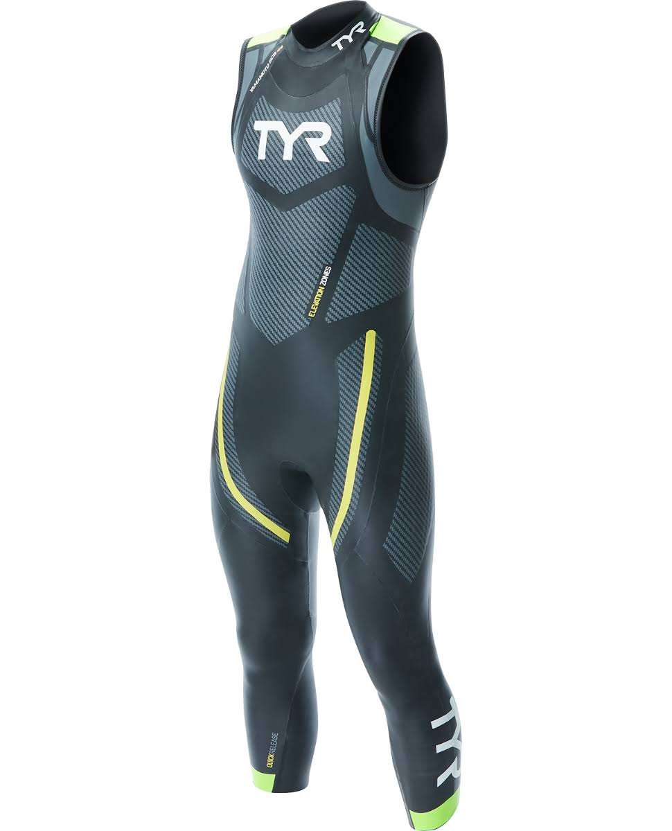 Sleeveless Wetsuit Black Yellow Xs W983