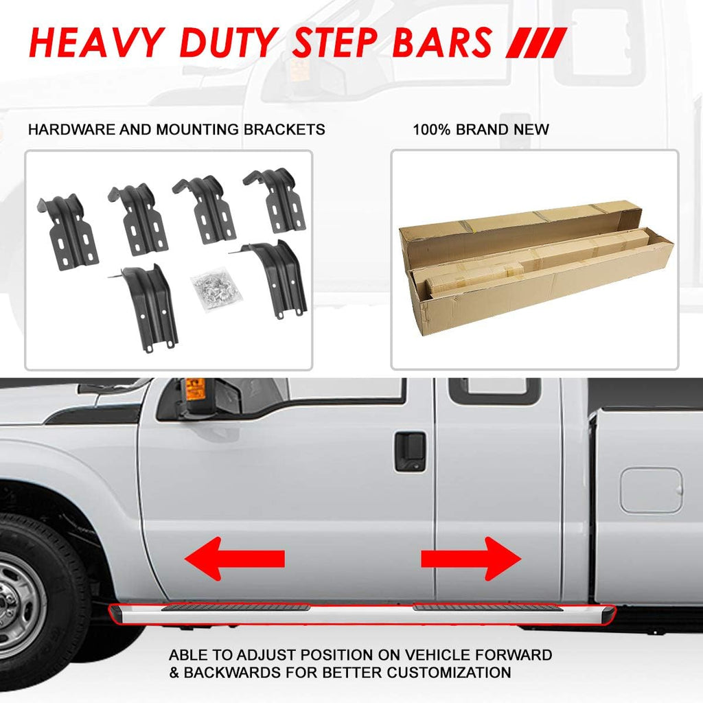 5.5 Inches Stainless Steel Polished Chrome Side Step Bar Running Boards N5856