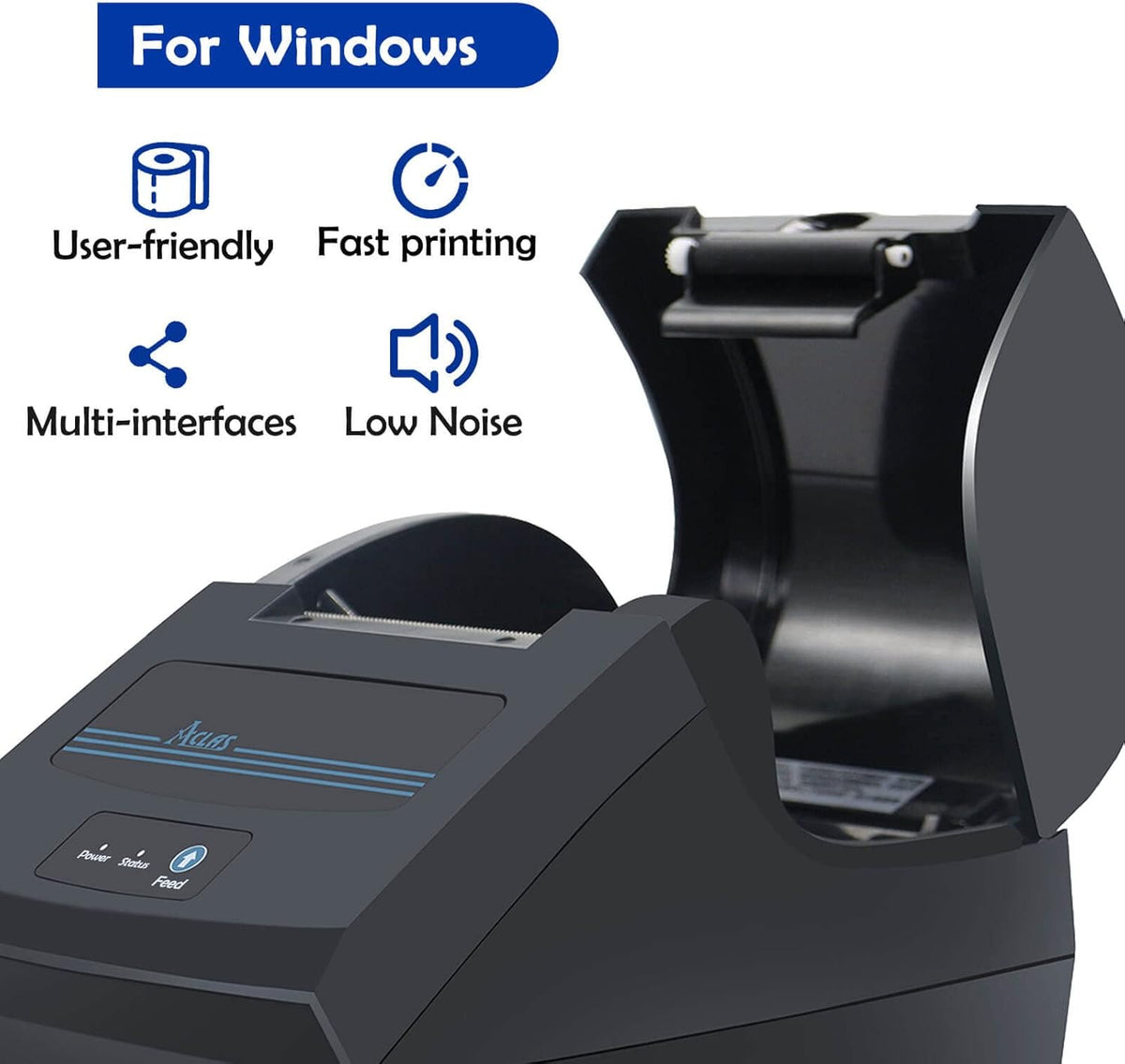 3'1/8 Direct Thermal Receipt Printer 80mm USB POS Printer Y27729