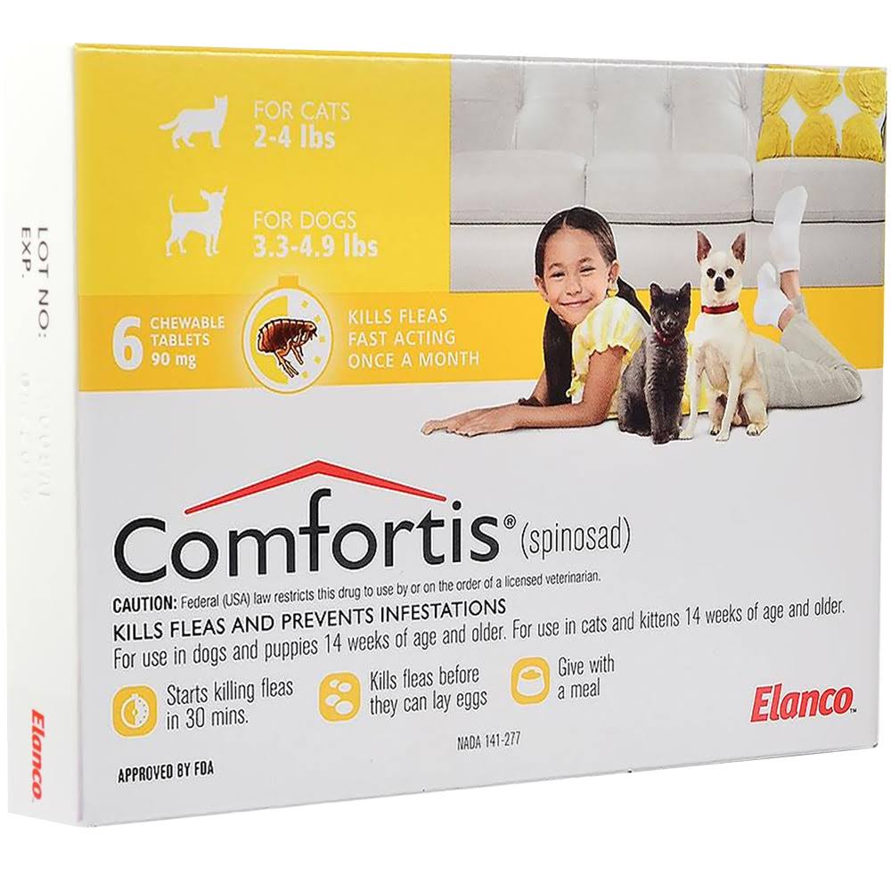 Yellow 6 Count Flea Treatment G48916