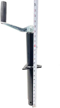 5000 lbs A-Frame Trailer Jack with Foot Plate and Caster Wheel Pack of 2 Z6284