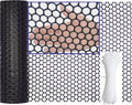 Plastic Chicken Wire Fence Mesh 16”x10FT Pack of 2 B88516
