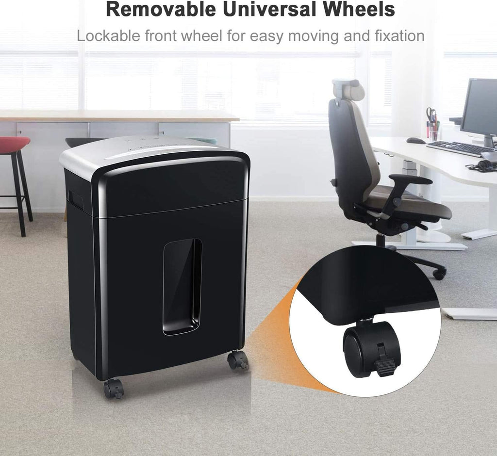 12-Sheet Micro Cut Paper Shredder with Pullout Basket P755415