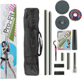 Portable Spinning Dance Pole with LED Light and Carry Bag R8246