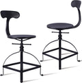 Adjustable Height Swivel Bar Stools with Back Y86343