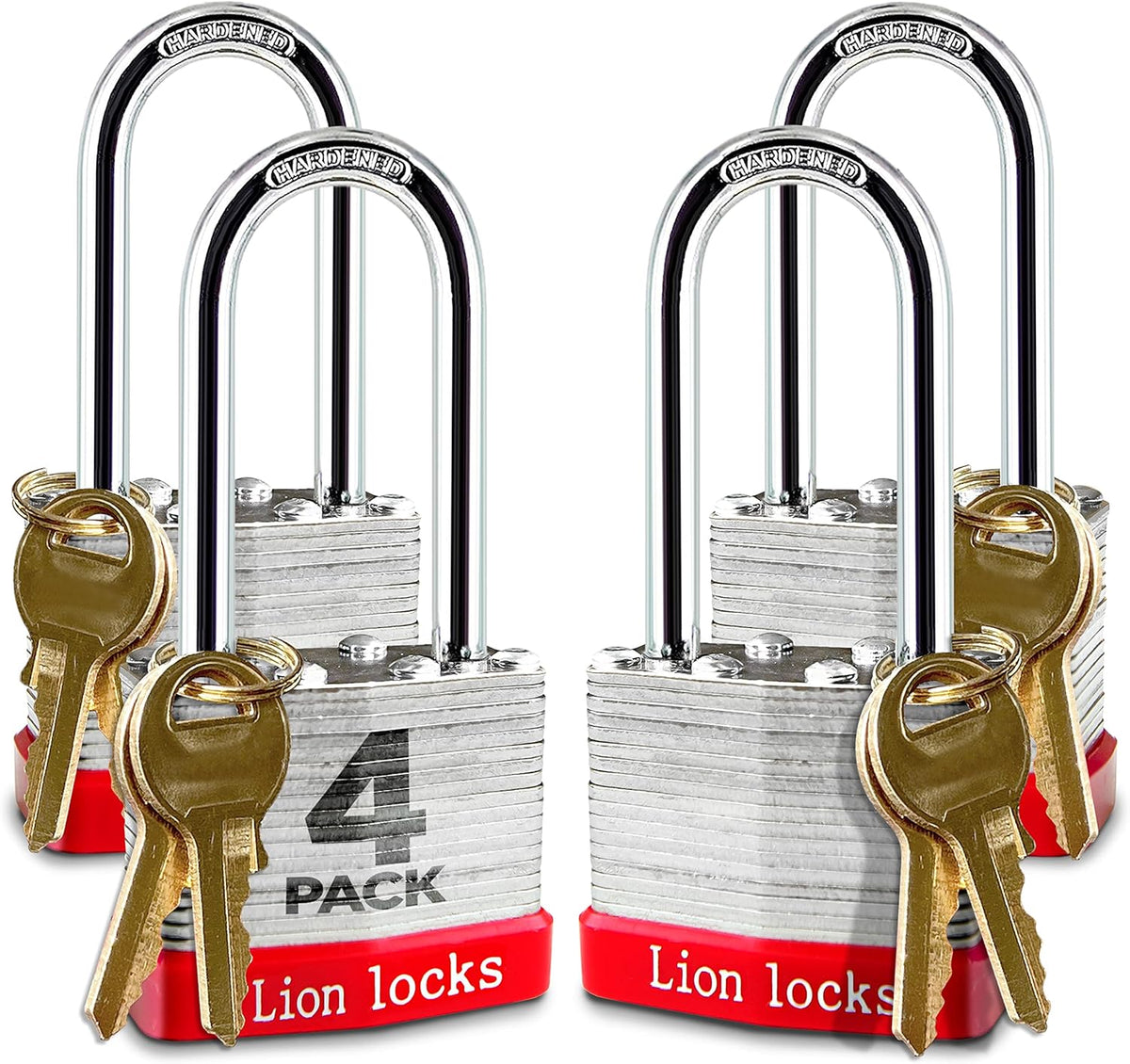 48 Pack Keyed-Alike Padlocks with 2” Long Shackle H596
