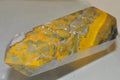 Yellow Orange Bumble Bee Jasper Generator Tower Point Obelisk Six-Sided K118