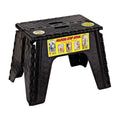Black 12in Folding Step Stool D3768